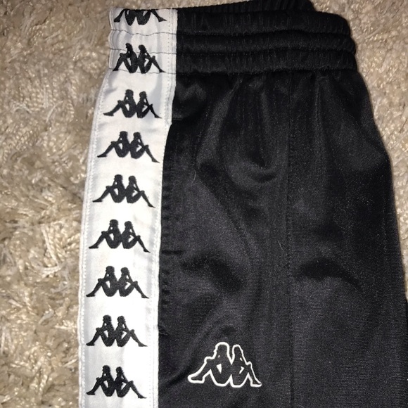 Black n white kappa joggers - Picture 4 of 5